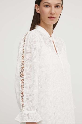 Halenka Bruuns Bazaar MacluraBBImiras blouse dámská, bílá barva, hladká, BBW3995