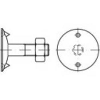 Talířové šrouby TOOLCRAFT 147112, N/A, M12, 35 mm, ocel, 100 ks