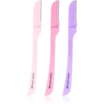 Brushworks Precision Eyebrow Razors Mixed břitva (na obočí)