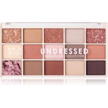 MUA Makeup Academy Professional 15 Shade Palette paletka očních stínů odstín Undressed 12 g