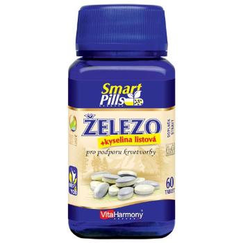 VitaHarmony Železo 20 mg s kyselinou listovou SmartPills 60 tablet