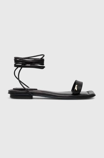 Kožené sandály Patrizia Pepe dámské, černá barva, 8X0040 L048 K103