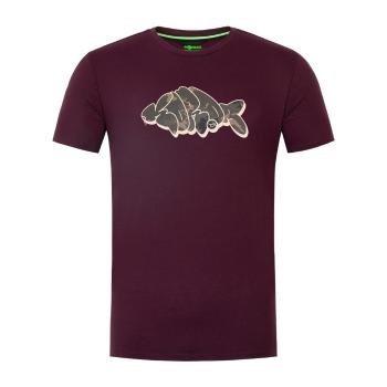 Korda Triko Outline Tee Burgundy - XXXL