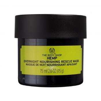 The Body Shop Hemp Overnight Nourishing Rescue Mask 75 ml pleťová maska unisex na suchou pleť; výživa a regenerace pleti; na dehydratovanou pleť