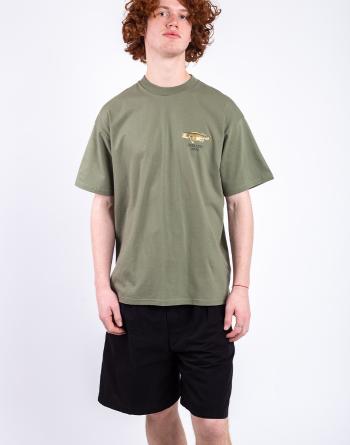 Tričko Carhartt WIP S/S Fish T-Shirt Dollar Green