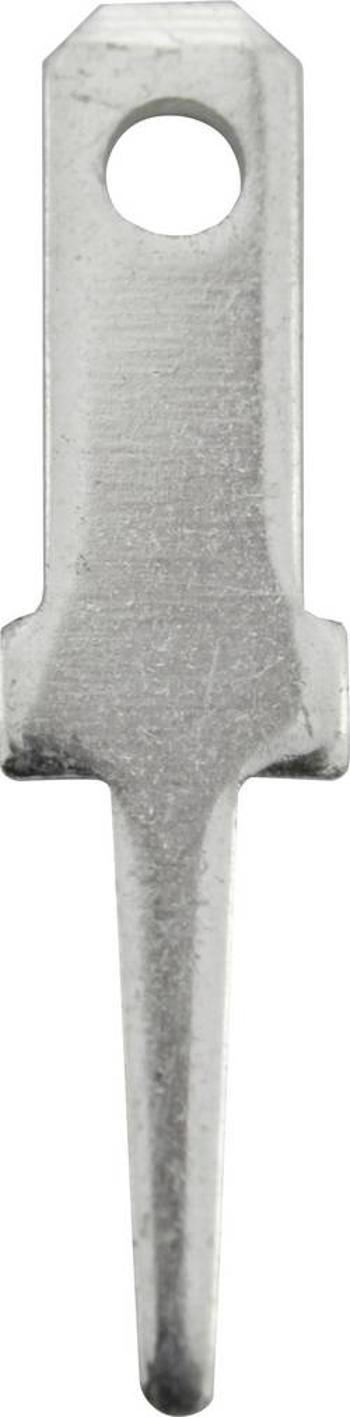 Faston zástrčka Vogt Verbindungstechnik 3775b08.68 2.8 mm x 0.8 mm, 180 °, bez izolace, kov, 100 ks