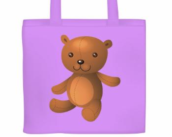 Plátěná nákupní taška Medvídek Teddy