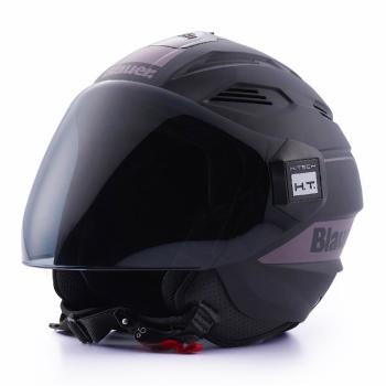 Moto přilba Blauer Brat Black/Grey  černá/šedá  L (59-60)