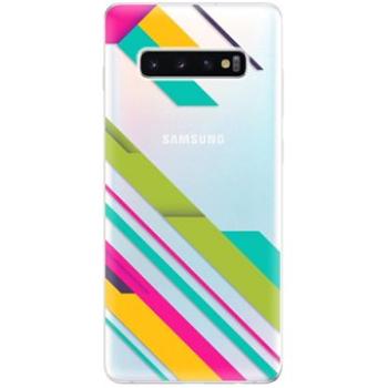iSaprio Color Stripes 03 pro Samsung Galaxy S10+ (colst03-TPU-gS10p)