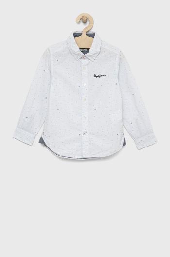 Dětská bavlněná košile Pepe Jeans Kingston