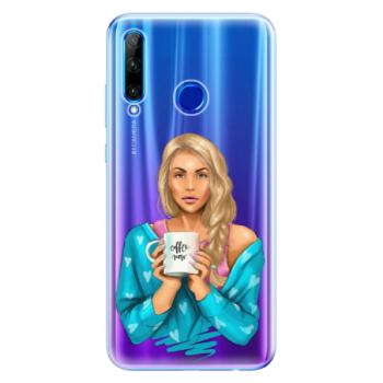 Odolné silikonové pouzdro iSaprio - Coffe Now - Blond - Huawei Honor 20 Lite