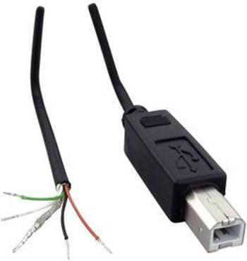 USB zástrčka 2.0, typ B s otevřeným koncem TRU COMPONENTS USB B zástrčka 2.0, 1 ks