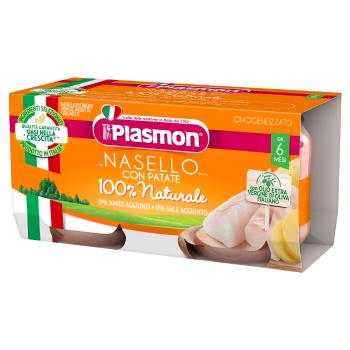 Plasmon Příkrm bezlepkový zeleninový se štikozubcem a bramborami 6m+ 2 x 80 g