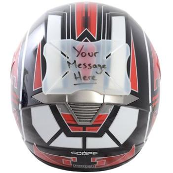 OXFORD protektor laku přilby Helmet Bumper Message, (možnost naspsání vlastního textu) (M007-88)