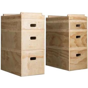 FitnessLine Sada plyometrických beden (Wood Jerk Boxes) (8594209821013)