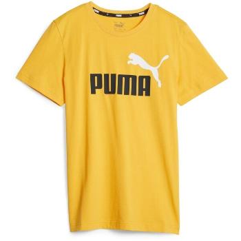 Puma ESSENTIALS+2 COL LOGO TEE Dětské triko, žlutá, velikost