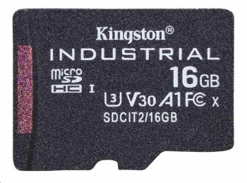 Kingston MicroSDHC karta 16GB Industrial C10 A1 pSLC Card Single Pack