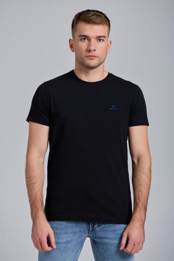 TRIČKO GANT CONTRAST LOGO SS T-SHIRT černá XS