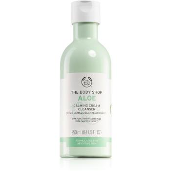 The Body Shop Aloe zklidňující čisticí mléko na obličej 250 ml