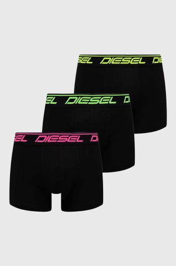 Boxerky Diesel UMBX-DAMIEN-THREE PACK BOXERS 3-pack pánské, černá barva, 00ST3V.0AMAF