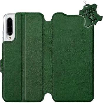 Flip pouzdro na mobil Xiaomi Mi A3 - Zelené - kožené -   Green Leather (5903226953615)