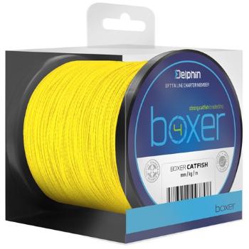 Delphin sumcová šňůra boxer 4 fluo žlutá - návin 150 m průměr 0,50 mm nosnost 41,7 kg