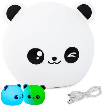 Dětská noční LED lampička PANDA + RGB ovladač