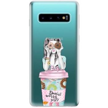 iSaprio Donut Worry pro Samsung Galaxy S10 (donwo-TPU-gS10)