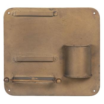 Retro nástěnný držák na toaletní papír - 30*5*28 cm 6Y3401