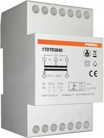 Zvonkový transformátor 4 V, 8 V, 12 V 2 A Wallair 1TDTR3840