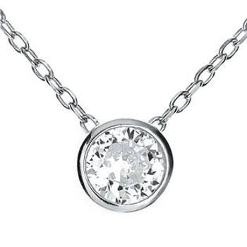 NUBIS® Střibrný náhrdelník s přívěškem - kolečko - NB-2121