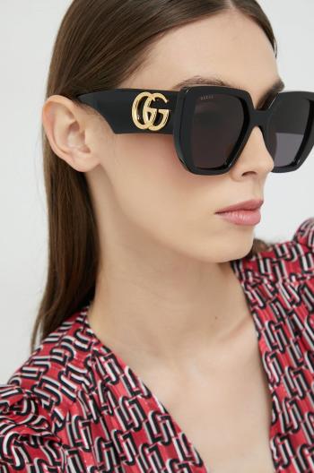 Sluneční brýle Gucci dámské, černá barva, GG0956S