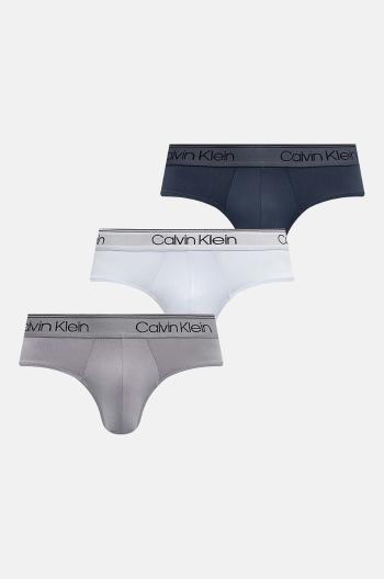 Spodní prádlo Calvin Klein Underwear 3-pack pánské, šedá barva