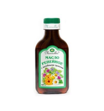 Lopuchový olej s léčivými bylinkami - Mirrolla - 100 ml
