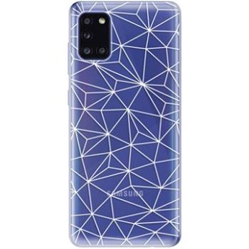 iSaprio Abstract Triangles 03 - white pro Samsung Galaxy A31 (trian03w-TPU3_A31)