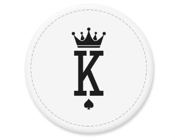 Placka magnet K as King
