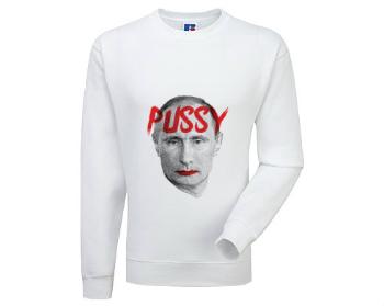 Pánská mikina bez kapuce Pussy Putin