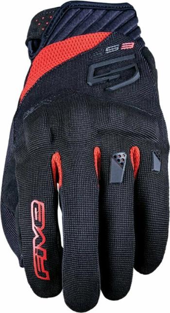 Five RS3 Evo Black/Red XS Rukavice