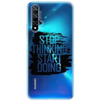 iSaprio Start Doing - black pro Huawei Nova 5T (stadob-TPU3-Nov5T)