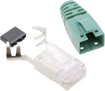 Konektor RJ45 Cat6 BEL Stewart SS-39200-012-K-GR (SS39GNE), zástrčka rovná, zelená