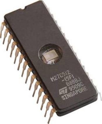 Paměťový IO STMicroelectronics M27C512-DIP28W CDIP-28 , 512 kBit, 64 K x 8