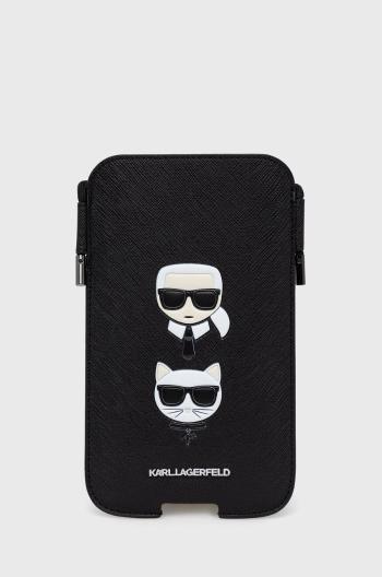 Obal na telefón Karl Lagerfeld 6,1'' černá barva