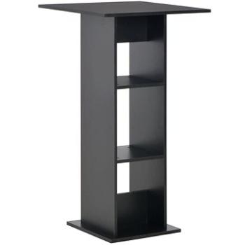 Barový stůl černý 60x60x110 cm (280206)
