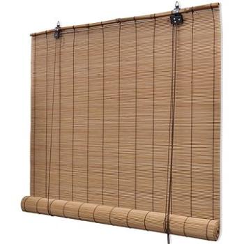 Bambusová roleta 100 × 220 cm hnědá (245814)
