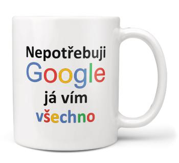 Hrnek Google - Já (Náplň hrníčku: Žádná)