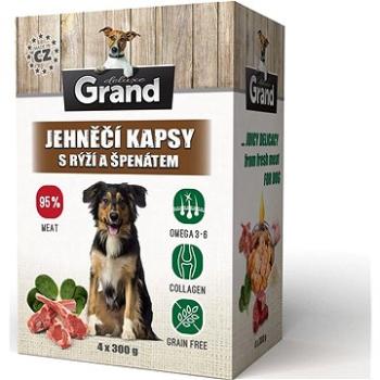 Grand deluxe jehněčí s rýží a špenátem 4 × 300 g (8594029444393)