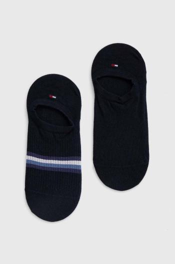 Ponožky Tommy Hilfiger 2-pack dámské, tmavomodrá barva, 701227312