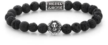 Rebel&Rose Korálkový náramek Black Moon RR-8L021-S 16,5 cm - S