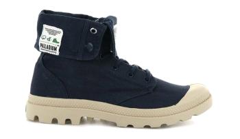 Palladium Boots Baggy Organic Indigo Blue modré 76633-458-M