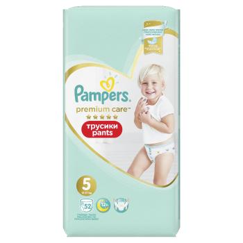 Pampers Premium Care Pants vel. 5 dětské plenkové kalhotky 52 ks